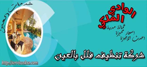 شركة تنظيف الفلل فى العين
